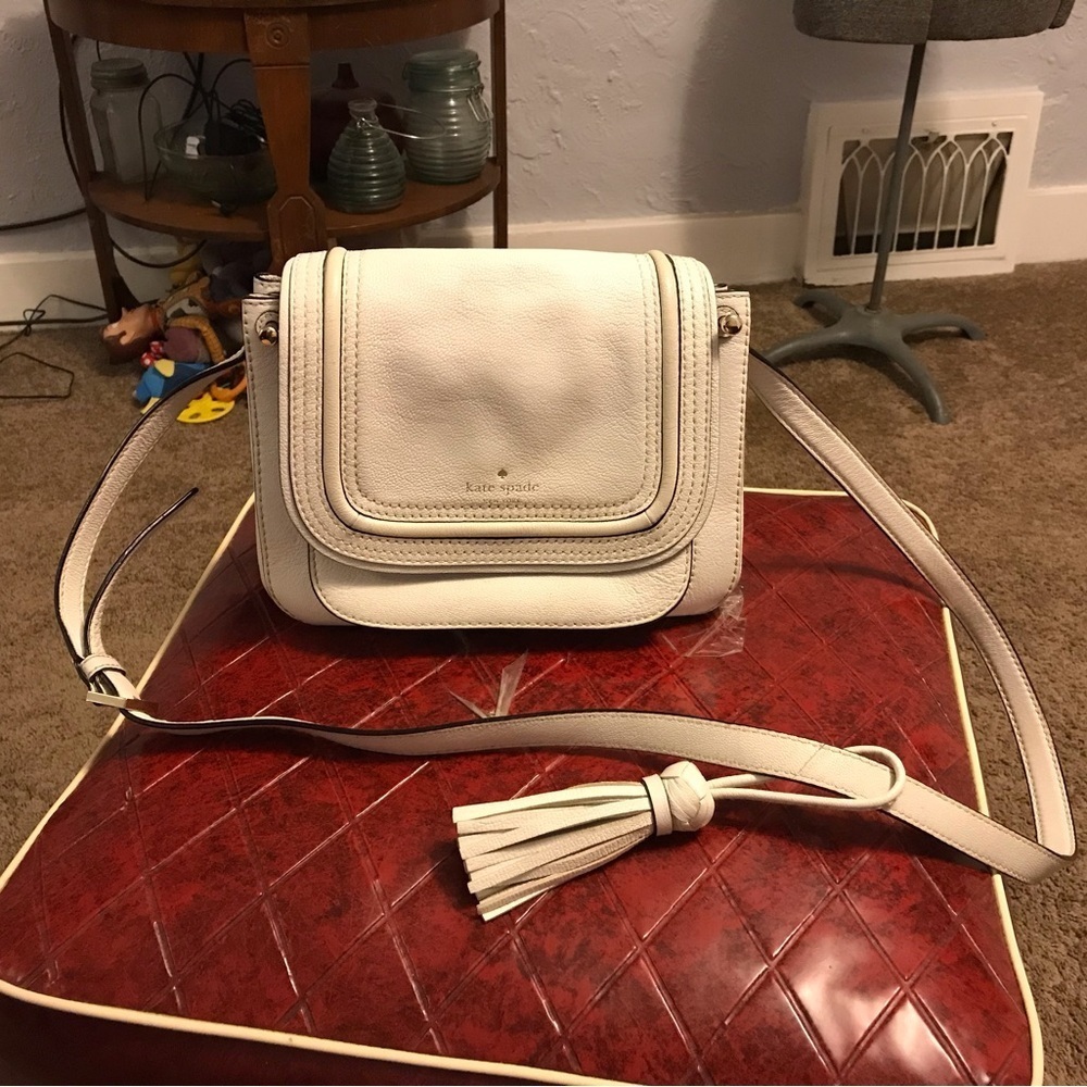 Kate Spade Orchard Street White Crossbody Bag